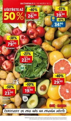 akční leták Lidl 27.3.2025-30.3.2025