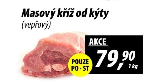 Masový kříž od kýty vepřový