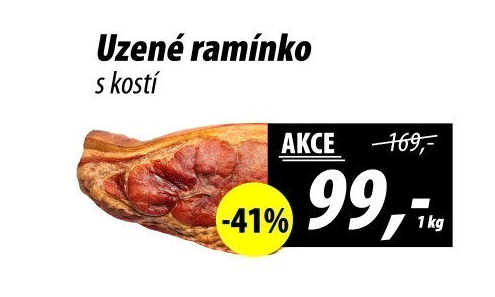 Uzené ramínko s kostí
