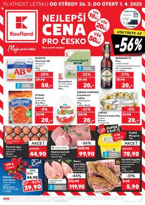 akční leták Kaufland 26.3.2025-1.4.2025