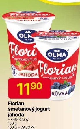 Jogurt smetanový Florian Olma