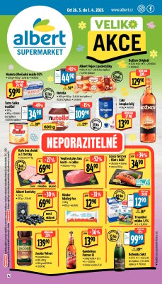 akční leták Albert 26.3.2025-1.4.2025