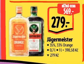 Bylinný likérOrange Jägermeister