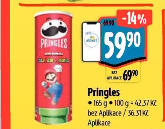 Chipsy Pringles - tubus