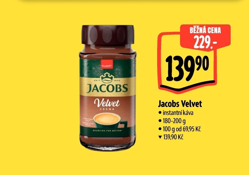 Instantní káva Jacobs Velvet