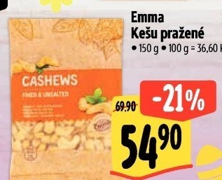 Kešu pražené Emma