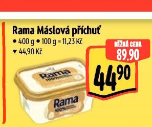Margarín máslová příchuť Rama