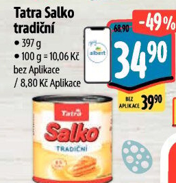 Mléko kondenzované Salko Tatra