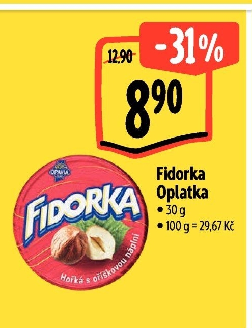 Oplatky Fidorka Opavia