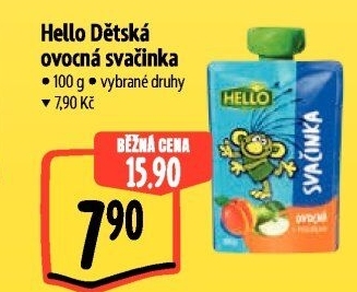 Ovocná kapsička Hello