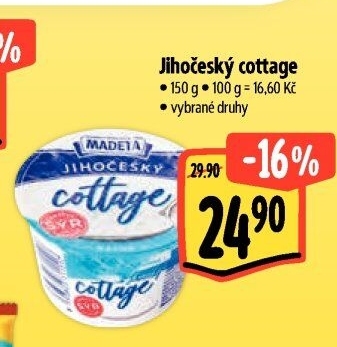 Sýr Cottage Jihočeský Madeta