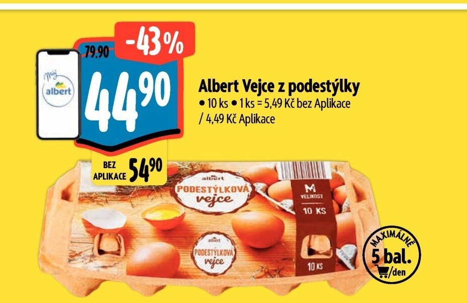 Vejce z podestýlky Albert