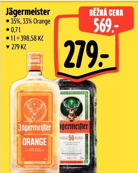 Bylinný likér Jägermeister