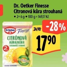 Citronová kůra Finesse Dr. Oetker