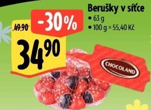 Čokoládové berušky Chocoland