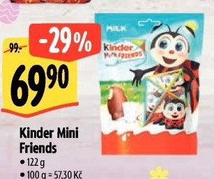 Čokoládové figurky Mini Friends Kinder