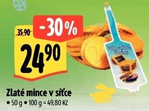 Čokoládové mince