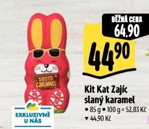 Čokoládový zajíc Kit Kat
