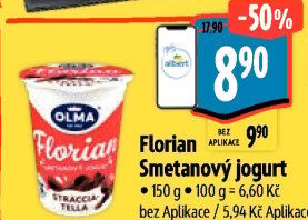 Jogurt smetanový Florian Olma
