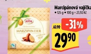 Marcipánová vajíčka Zentis