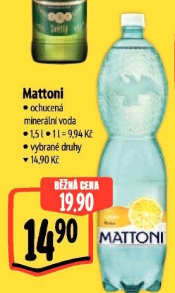 Ochucená voda Mattoni