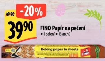 Papír na pečení Fino