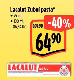 Pasty na zuby Lacalut