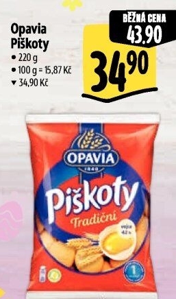 Piškoty Opavia