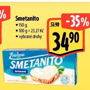 Sýr tavený Smetanito Želetava