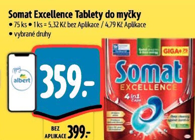 Tablety do myčky Excellence Somat