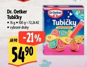 Zdobicí tubičky Dr. Oetker