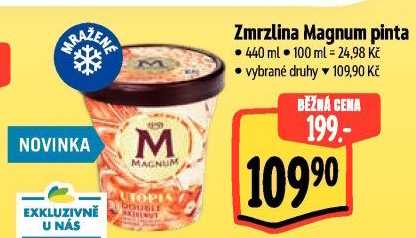 Zmrzlina v kelímku Magnum Algida