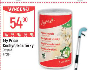 Kuchyňské utěrky 2vrstvé XXL My Price