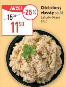 Salát vlašský chlebíčkový