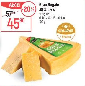 Sýr Gran Regale bez laktózy Valio