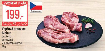 Vepřová krkovice bez kosti Globus