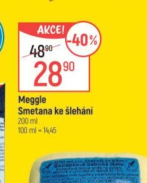 Meggle Smetana ke šlehání
