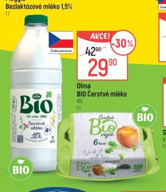 Olma Bio Čerstvé mléko 1,5%