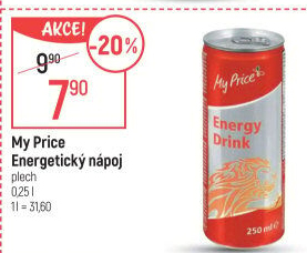 Energetický nápoj My Price