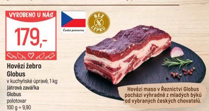 Hovězí žebra s kostí Globus