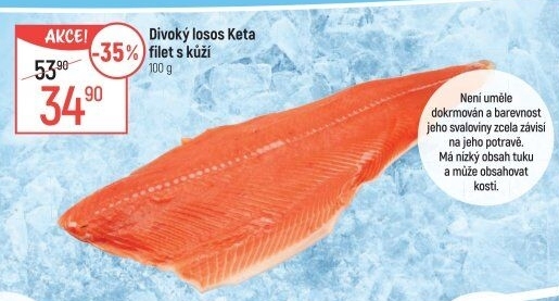 Losos divoký filet Keta