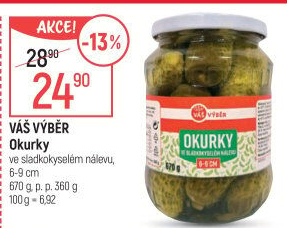 Okurky Váš Výběr