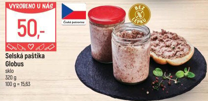 Paštika selská Globus