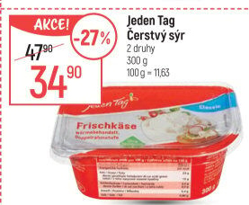 Sýr čerstvý Jeden Tag