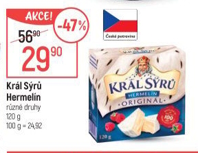Sýr Hermelín Král sýrů