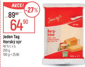 Sýr Horský Jeden Tag