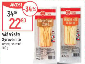 Sýrové nitě Váš výběr