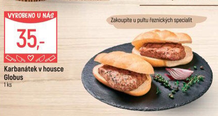 Karbanátek v housce Globus