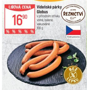 Párky vídeňské Globus