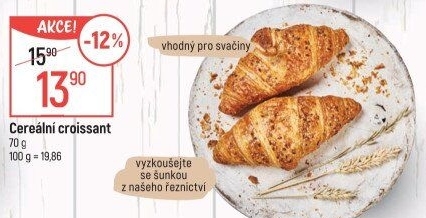Croissant multicereální